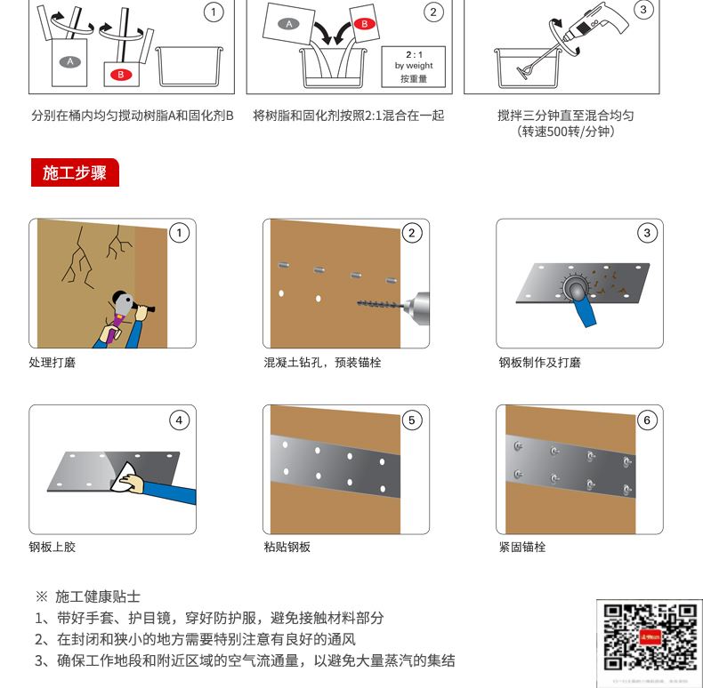 包钢化隆粘钢加固施工过程